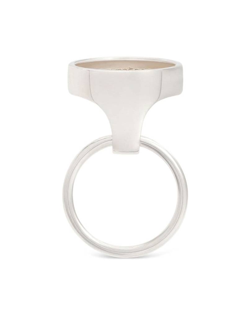 Courrèges Holy geometric ring - Silver von Courrèges