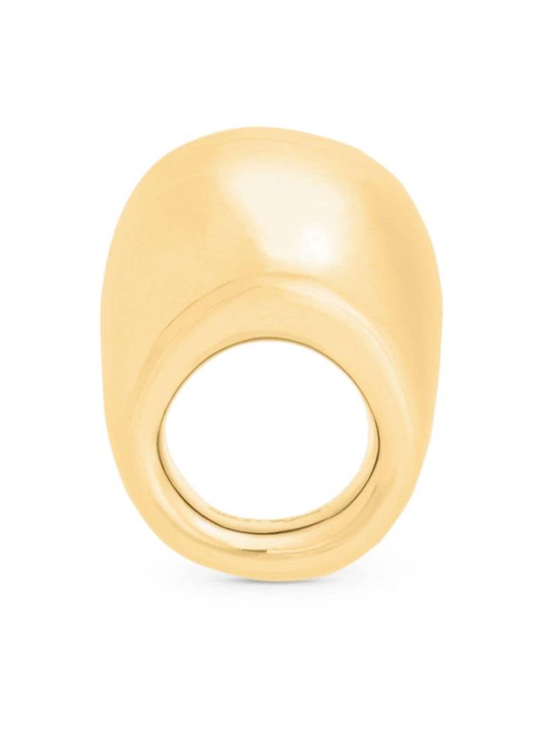 Courrèges Ice Cube brass ring - Gold von Courrèges