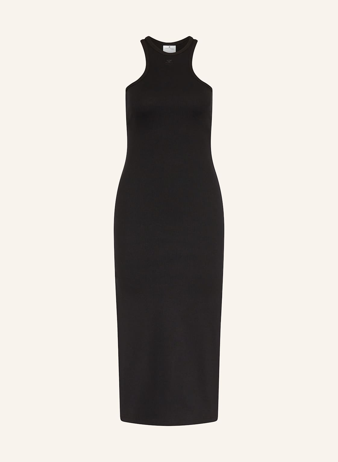 Courrèges Jerseykleid schwarz von Courrèges