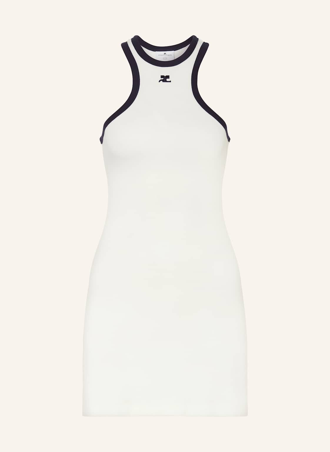 Courrèges Kleid weiss von Courrèges