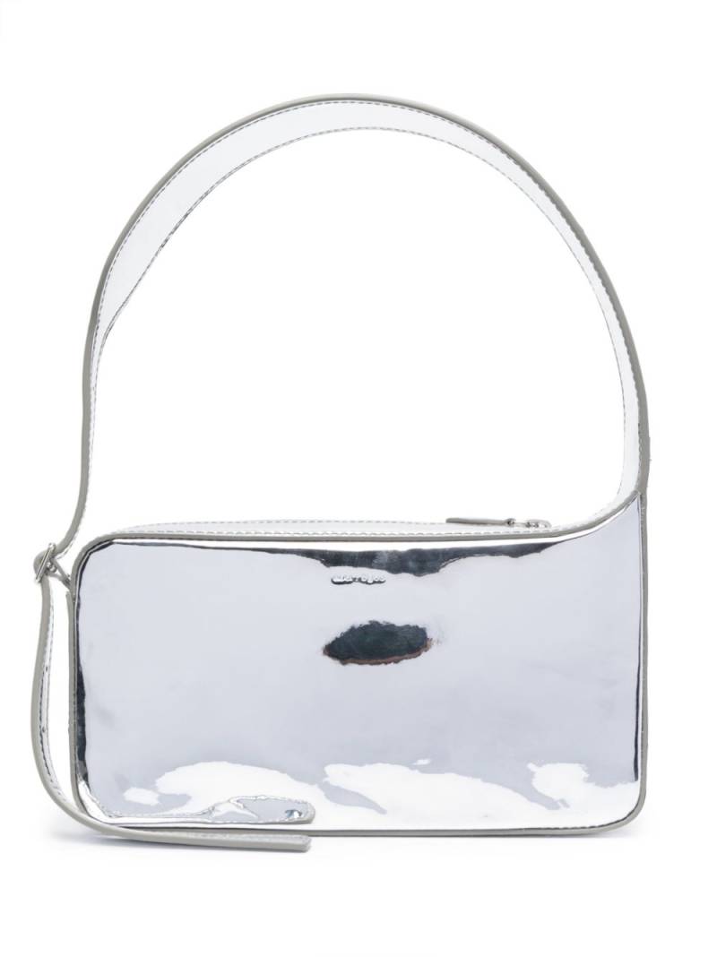 Courrèges Racer mirror shoulder bag - Silver von Courrèges