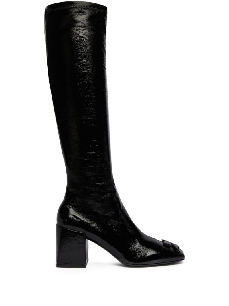 Courrèges Reedition AC Vinyl boots - Black von Courrèges