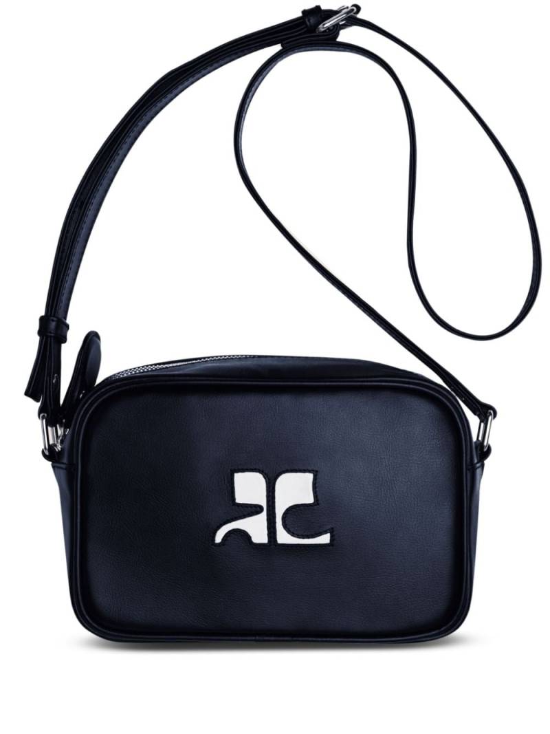 Courrèges Reedition Camera leather bag - Blue von Courrèges