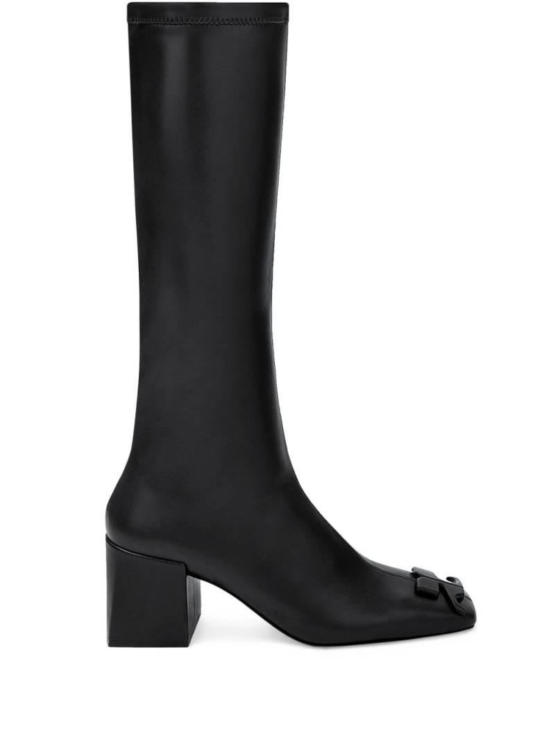 Courrèges Reedition leather boots - Black von Courrèges