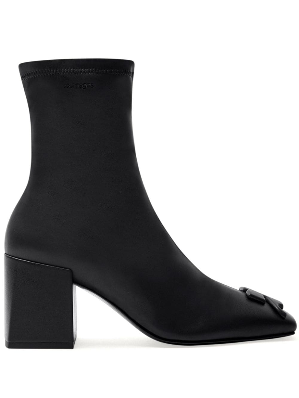 Courrèges Reedition leather boots - Black von Courrèges