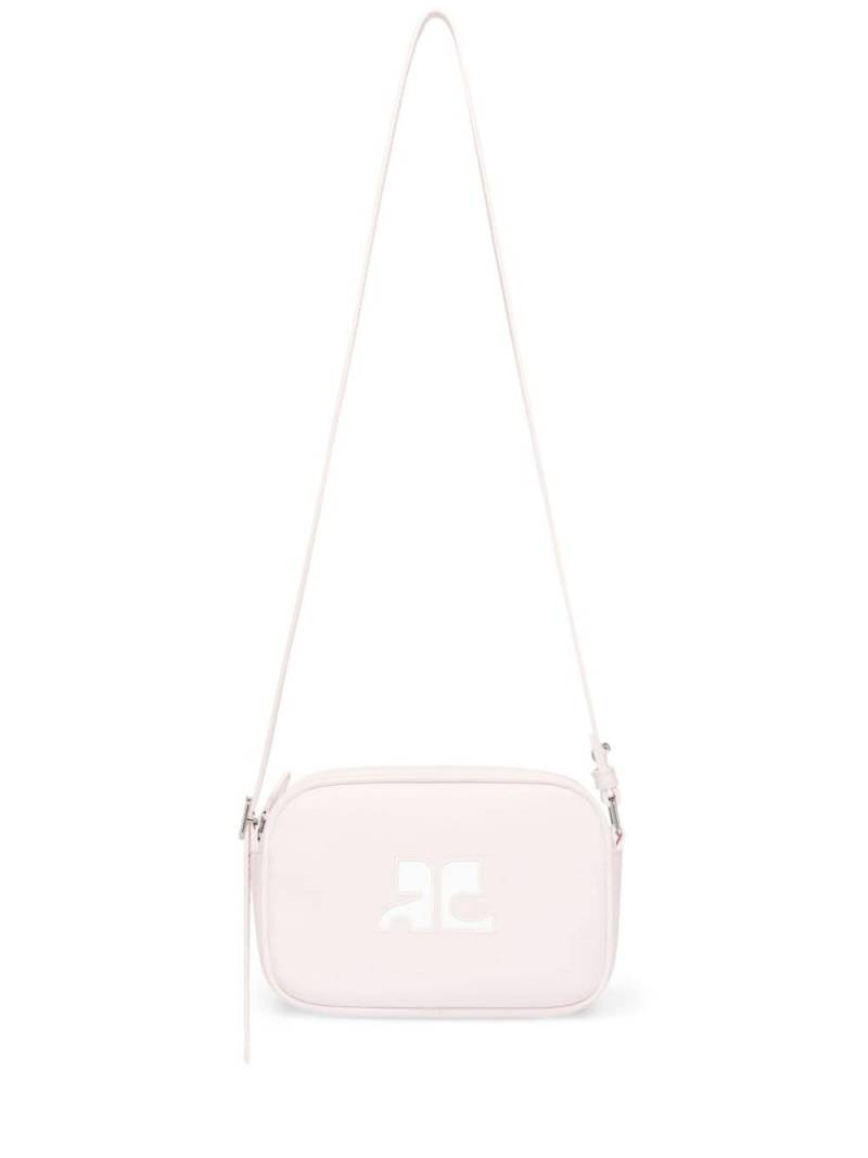 Courrèges Reedition leather shoulder bag - Pink von Courrèges