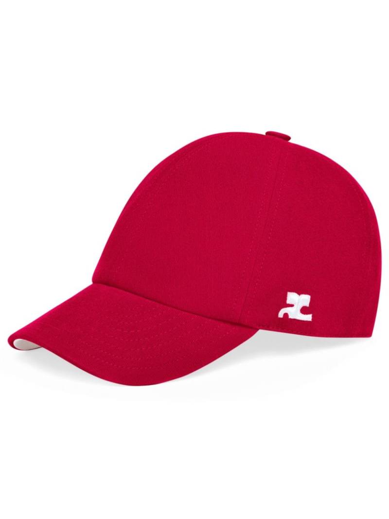 Courrèges Signature AC cap - Red von Courrèges