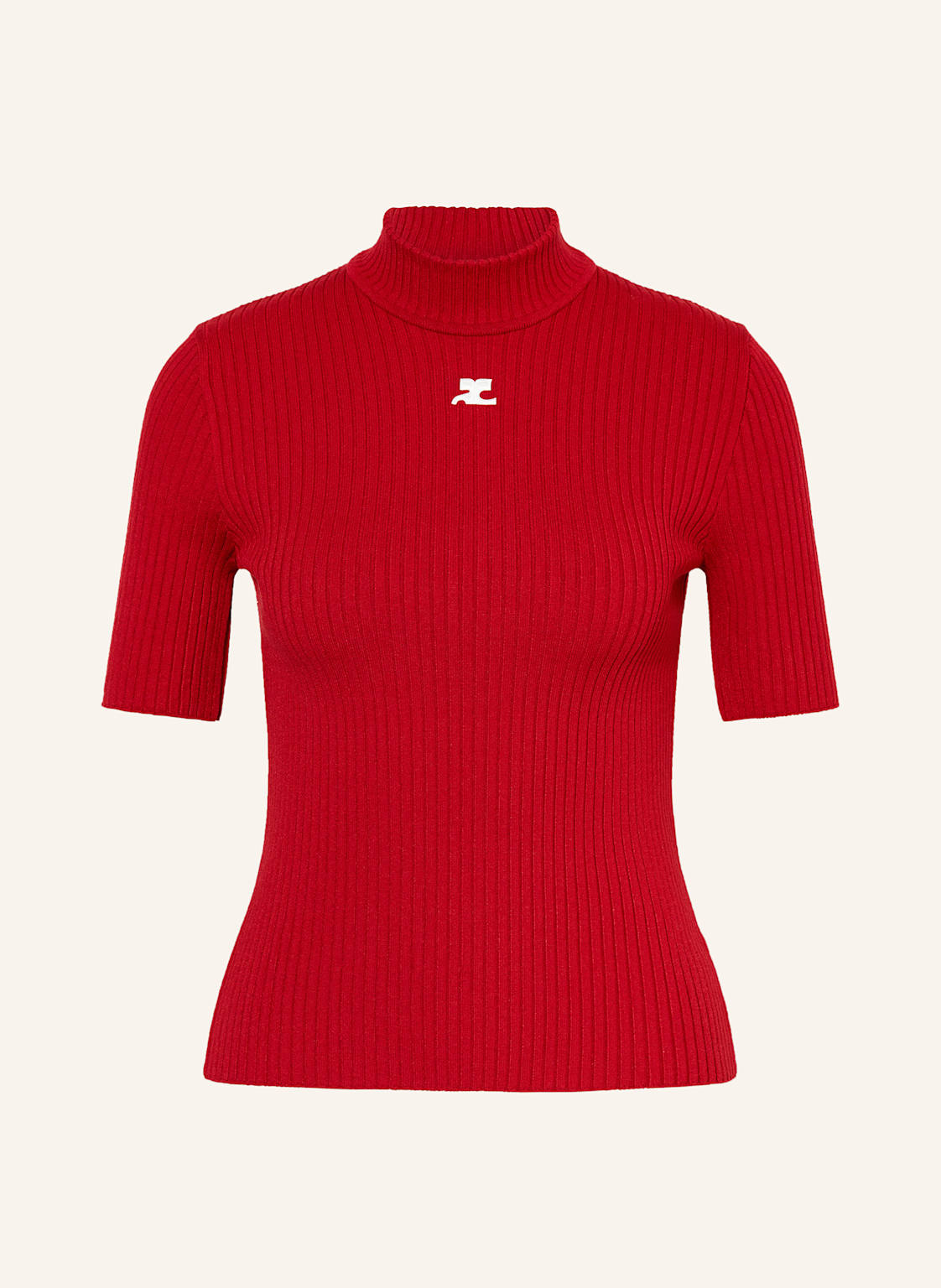 Courrèges Strickshirt rot von Courrèges