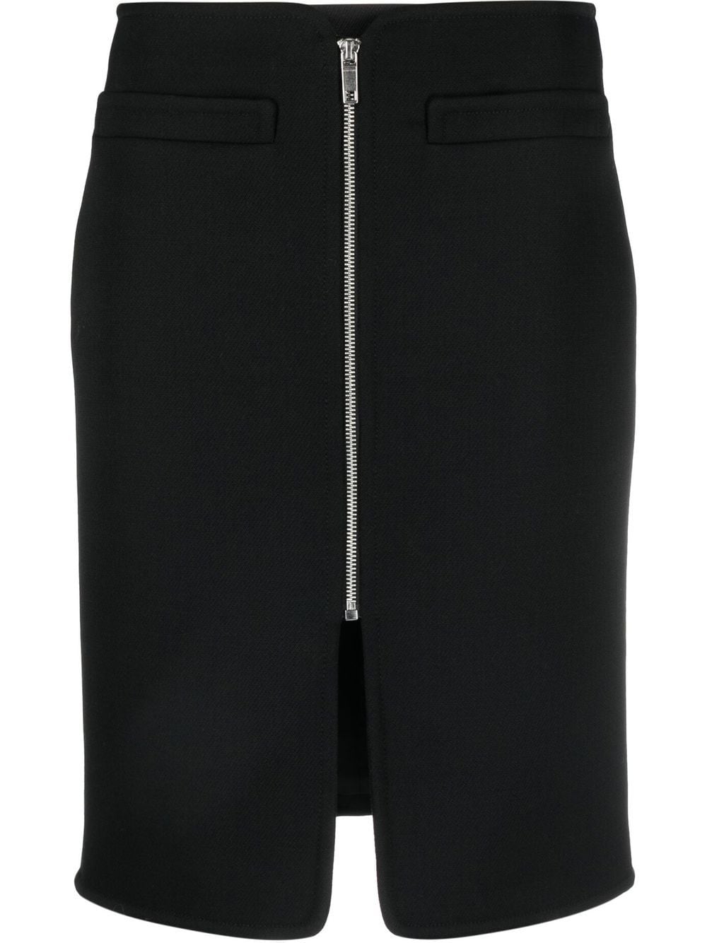 Courrèges Swallow zip-fastening skirt - Black von Courrèges