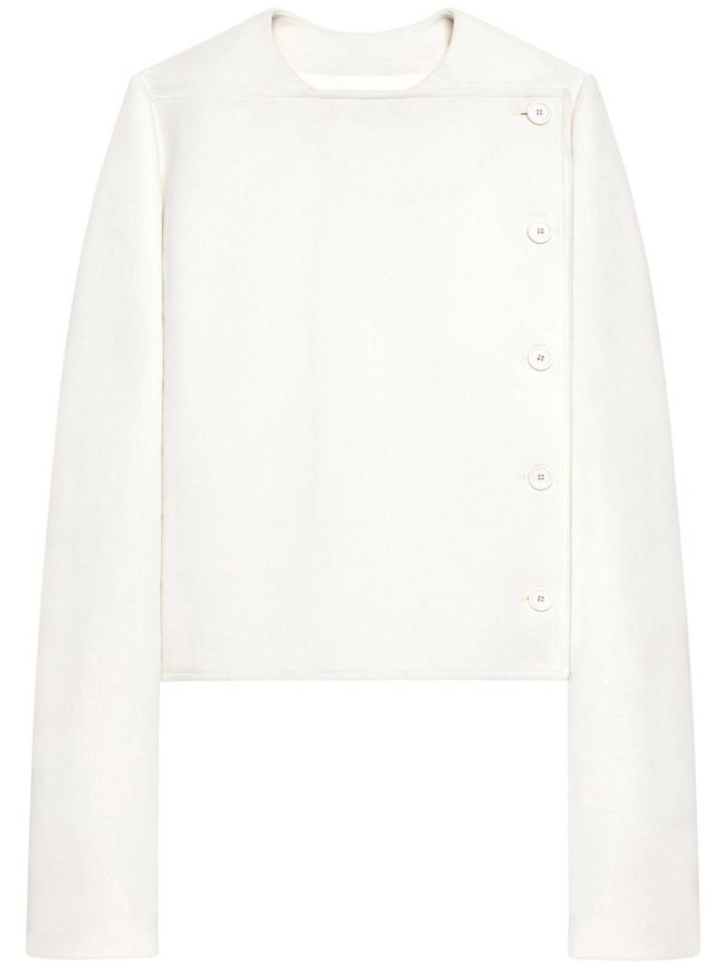 Courrèges buttoned tailored jacket - White von Courrèges