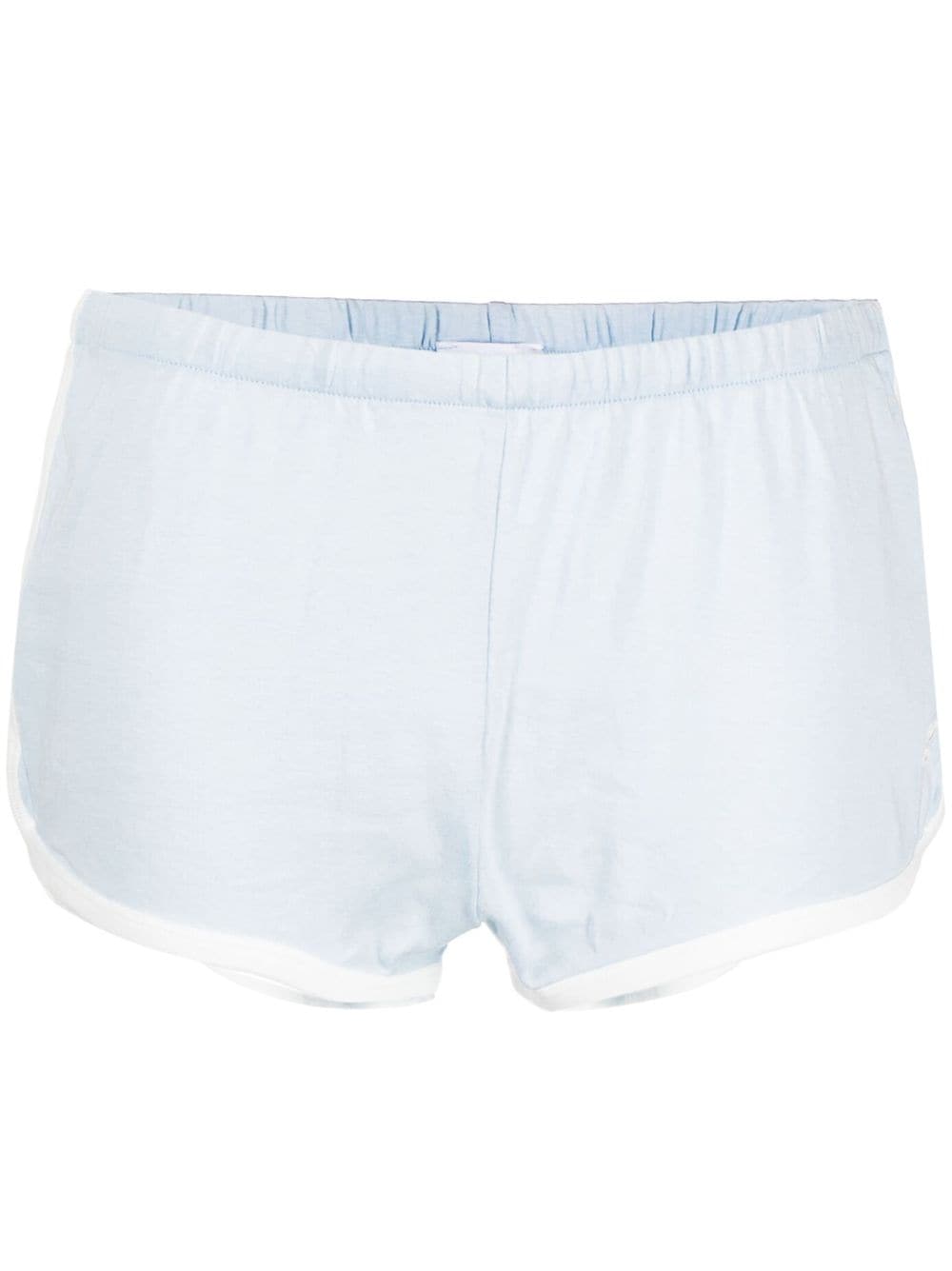 Courrèges cotton short shorts - Blue von Courrèges