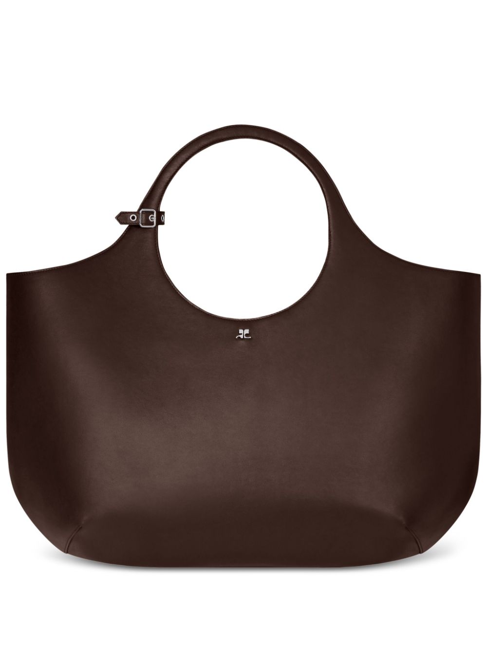 Courrèges maxi Holy leather bag - Black von Courrèges