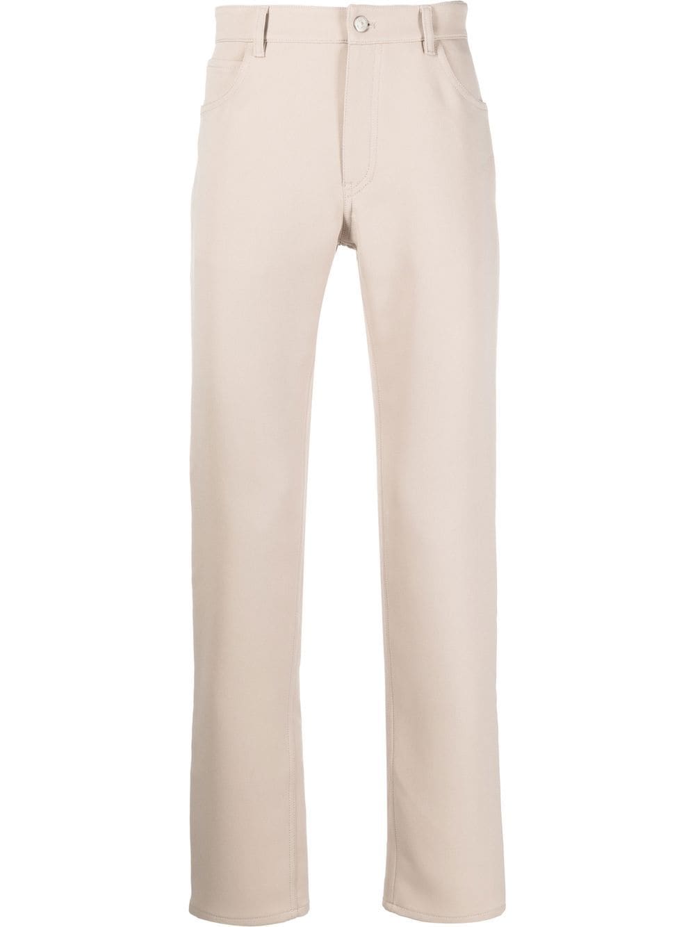 Courrèges mid-rise trousers - Neutrals von Courrèges