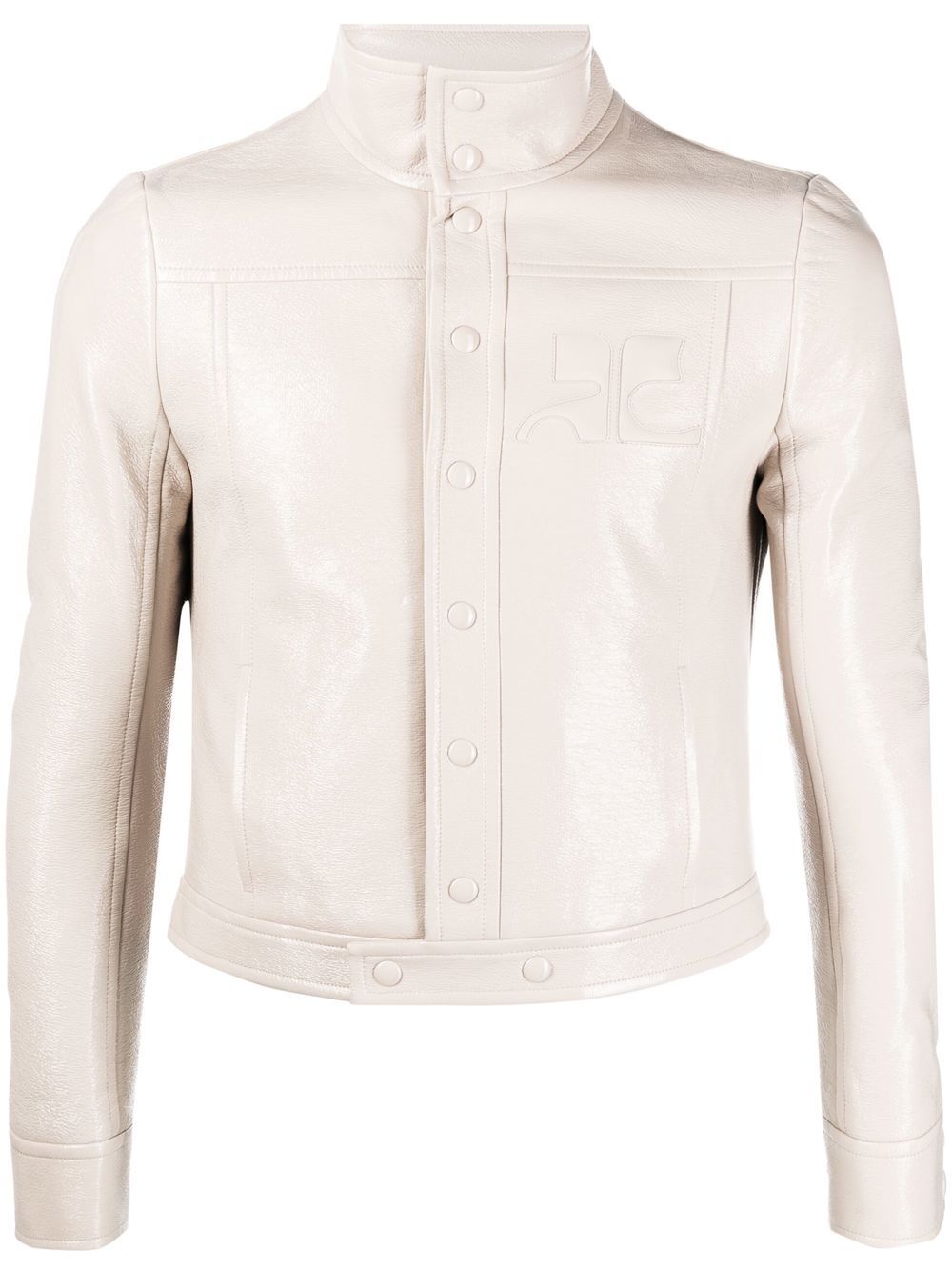 Courrèges press-stud fastening jacket - Neutrals von Courrèges