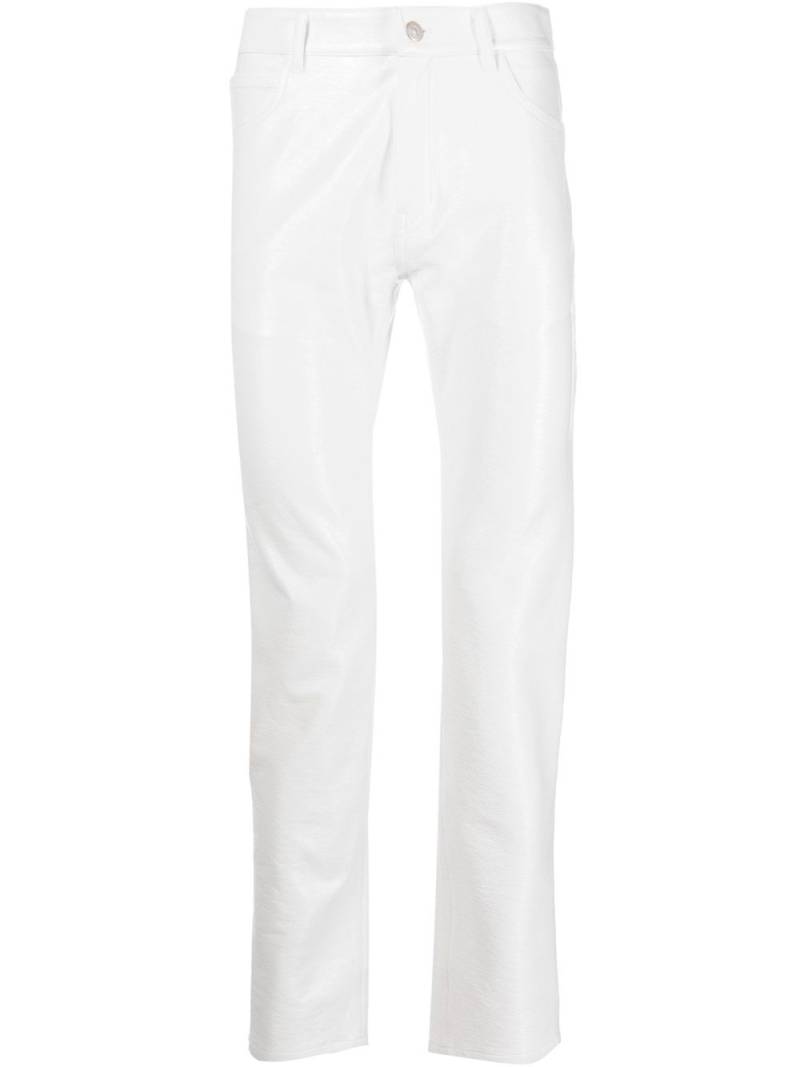 Courrèges slim-cut trousers - White von Courrèges