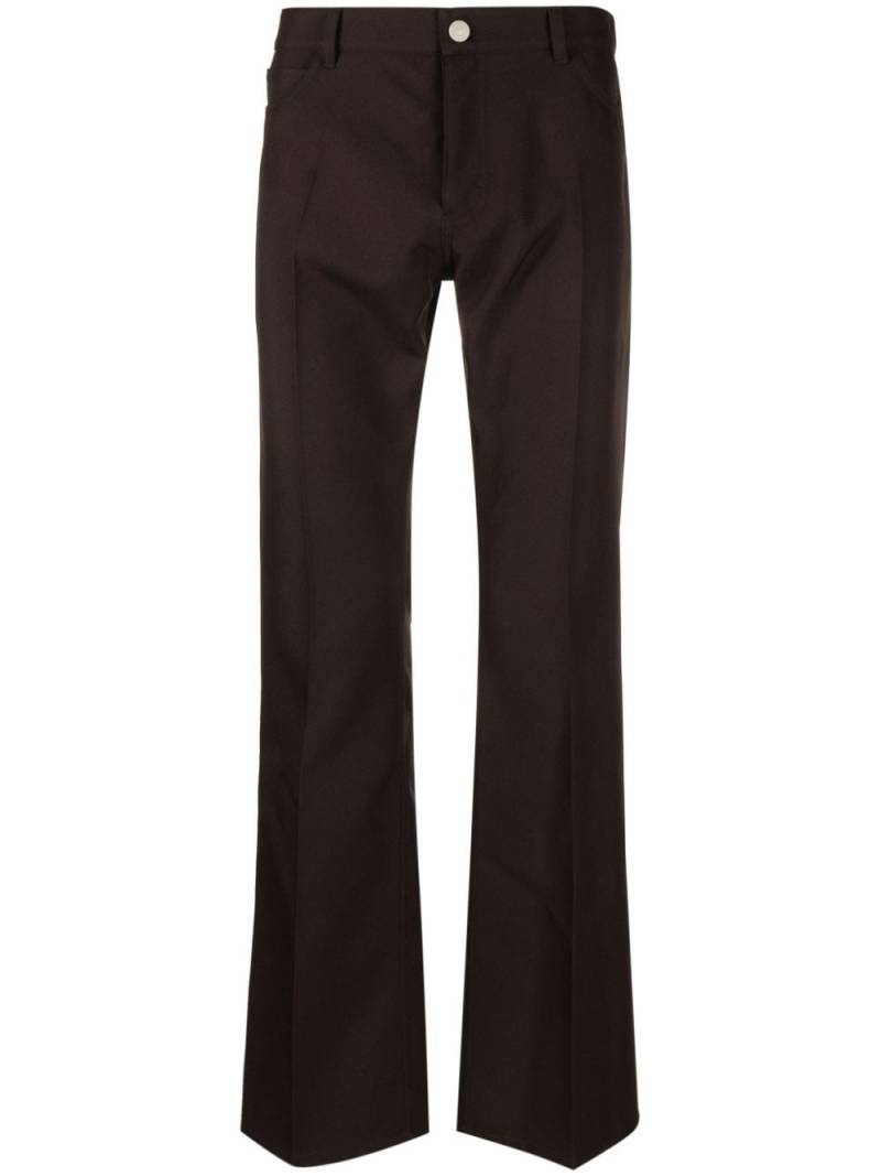 Courrèges straight-leg tailored trousers - Brown von Courrèges