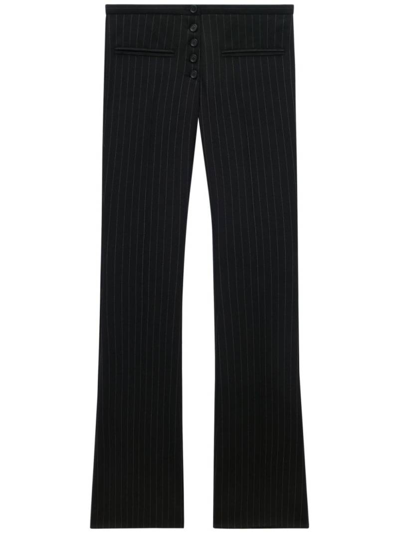 Courrèges tailored pinstripe trousers - Black von Courrèges