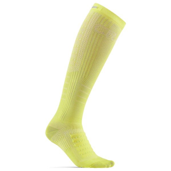 Craft - ADV Dry Compression Sock - Kompressionssocken Gr 43-45 gelb von Craft