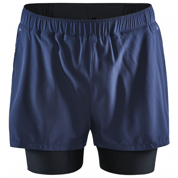 Craft - ADV Essence 2-in-1 Stretch Shorts - Laufshorts Gr L blau von Craft