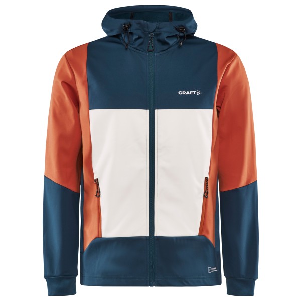 Craft - Core Backcountry Hood Jacket - Langlaufjacke Gr L;M;S;XL;XXL grau;orange von Craft