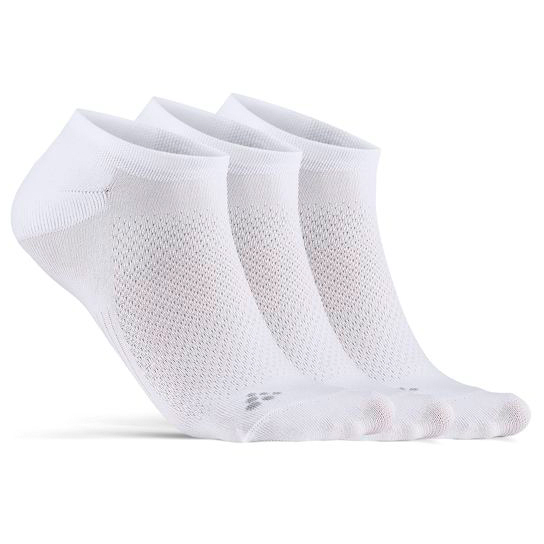 Craft - Core Dry Footies 3-Pack - Velosocken Gr 34-36 weiß von Craft