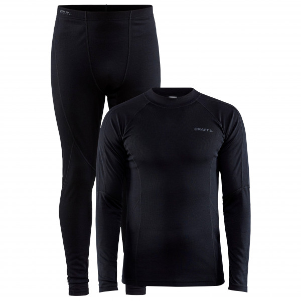 Craft - Core Warm Baselayer Set - Kunstfaserunterwäsche Gr L schwarz von Craft