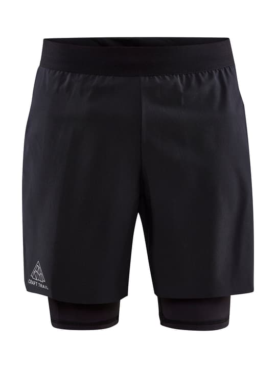 Craft PRO Trail 2In1 Shorts M Shorts schwarz von Craft