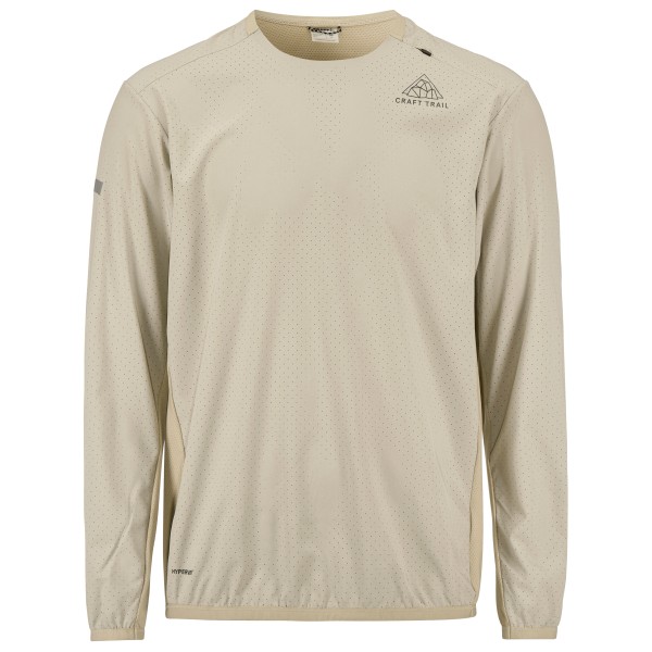 Craft - Pro Hypervent L/S Wind Top 2 - Laufshirt Gr L beige von Craft