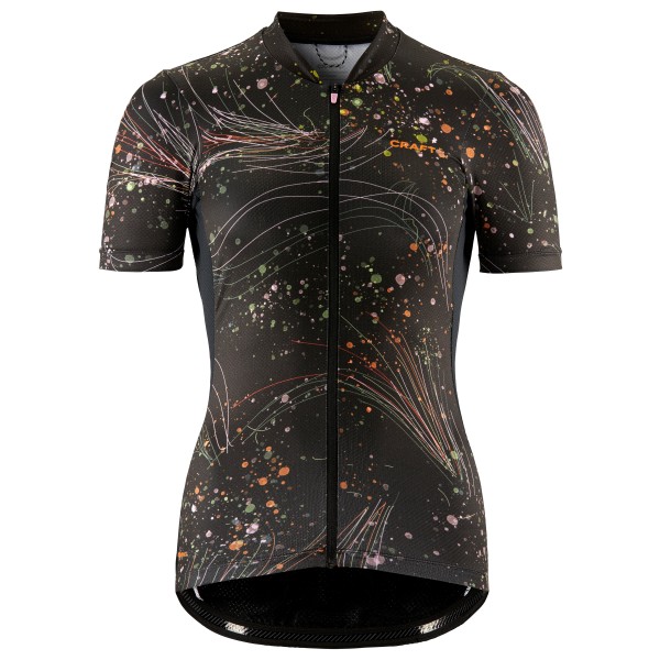 Craft - Women's ADV Endur Graphic Jersey - Velotrikot Gr XL schwarz von Craft