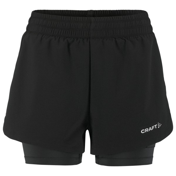 Craft - Women's Adv Essence 2-in-1 Shorts 2 - Laufshorts Gr L schwarz von Craft