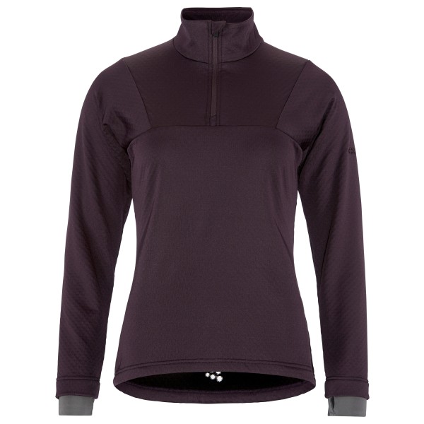 Craft - Women's Core Gain Thermal Midlayer - Fleecepullover Gr L grau von Craft