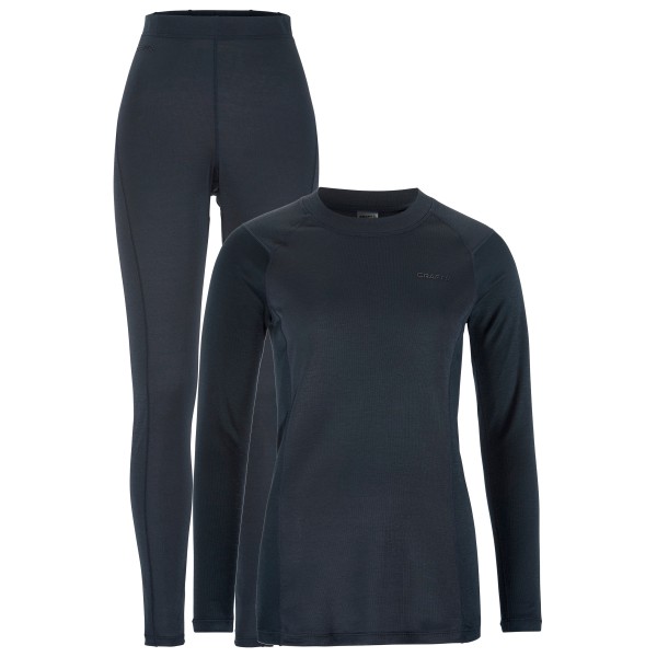 Craft - Women's Core Warm Baselayer Set - Kunstfaserunterwäsche Gr M blau von Craft