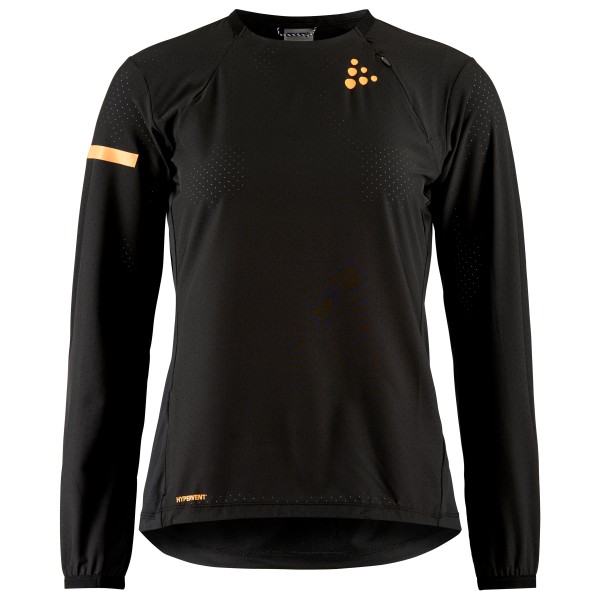 Craft - Women's Pro Hypervent L/S Wind Top 2 - Laufshirt Gr S schwarz von Craft