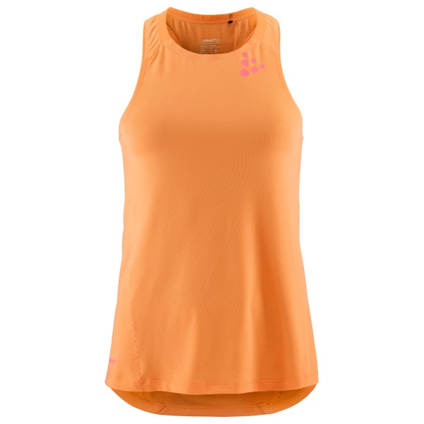 Craft - Women's Pro Hypervent Singlet 2 - Tank Top Gr S orange von Craft