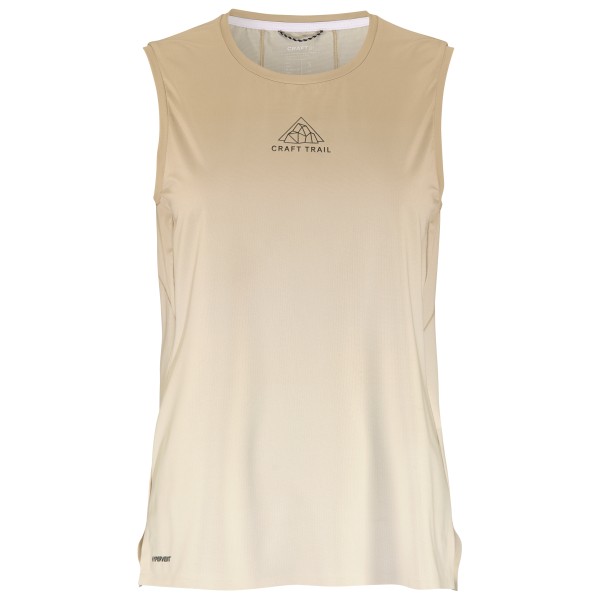 Craft - Women's Pro Trail Singlet 2 - Tank Top Gr XS beige von Craft