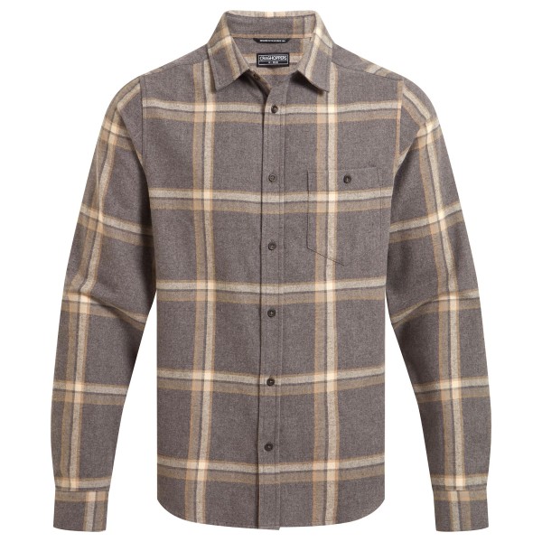 Craghoppers - Gage Long Sleeved Shirt - Hemd Gr L grau/braun von Craghoppers