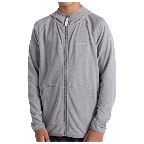 Craghoppers - Kid's Nosilife Frey Kapuzenjacke - Hoodie Gr 158 grau von Craghoppers