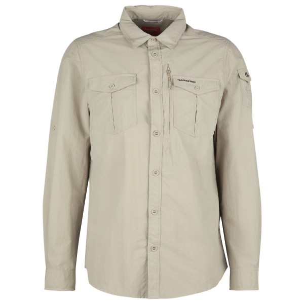 Craghoppers - Nosilife Adventure Langarm Hemd III - Hemd Gr 3XL beige von Craghoppers