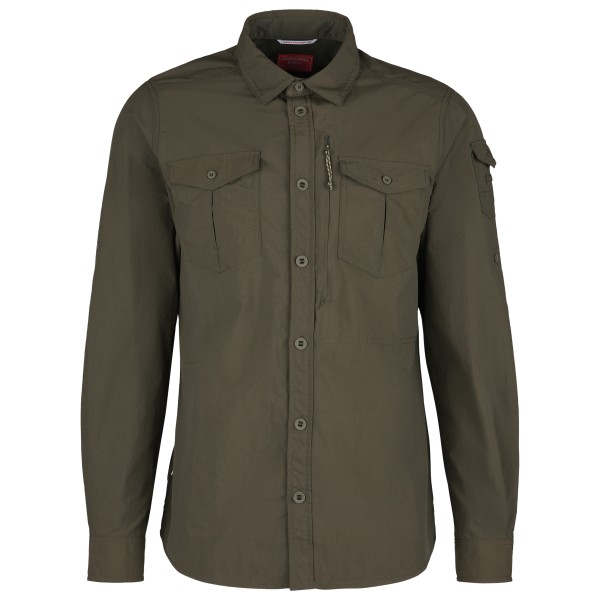 Craghoppers - Nosilife Adventure Langarm Hemd III - Hemd Gr 3XL braun von Craghoppers
