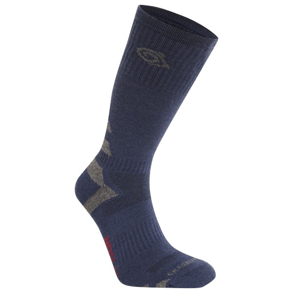 Craghoppers - Nosilife Adventure Woll Socken - Wandersocken Gr 36-38 blau von Craghoppers