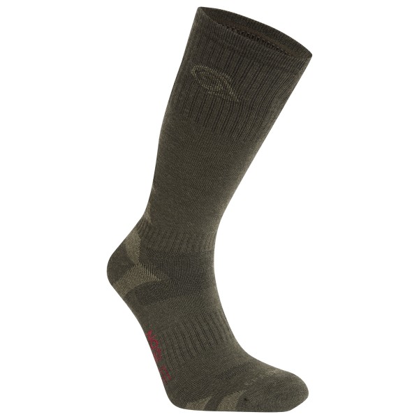 Craghoppers - Nosilife Adventure Woll Socken - Wandersocken Gr 39-42 oliv von Craghoppers