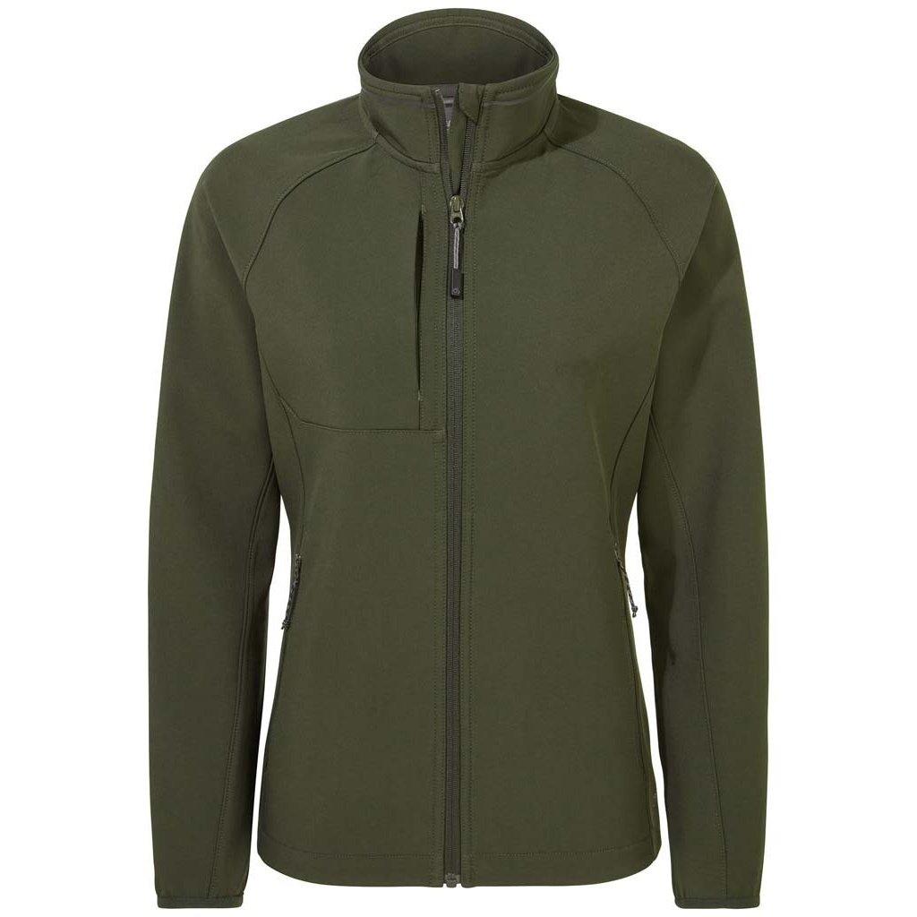 Expert Basecamp Softshelljacke Damen Dunkelgrün 34 von Craghoppers