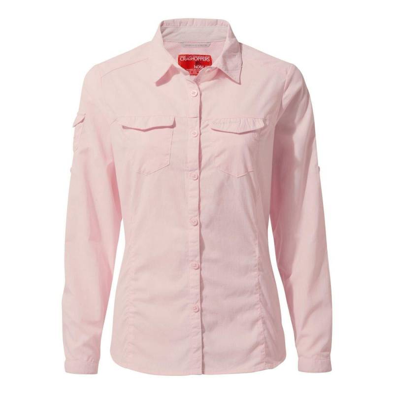 Langarmhemd Nosilife Adventure Ii Damen Pink 34 von Craghoppers