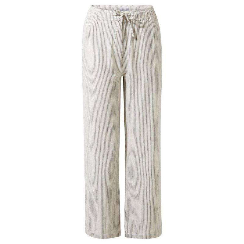 Linah Loungehose Damen Weiss Bunt 34 von Craghoppers