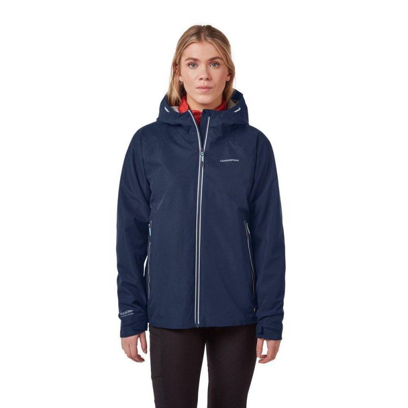 Outdoorjacke Atlas Mit Kapuze Damen Marine 38 von Craghoppers