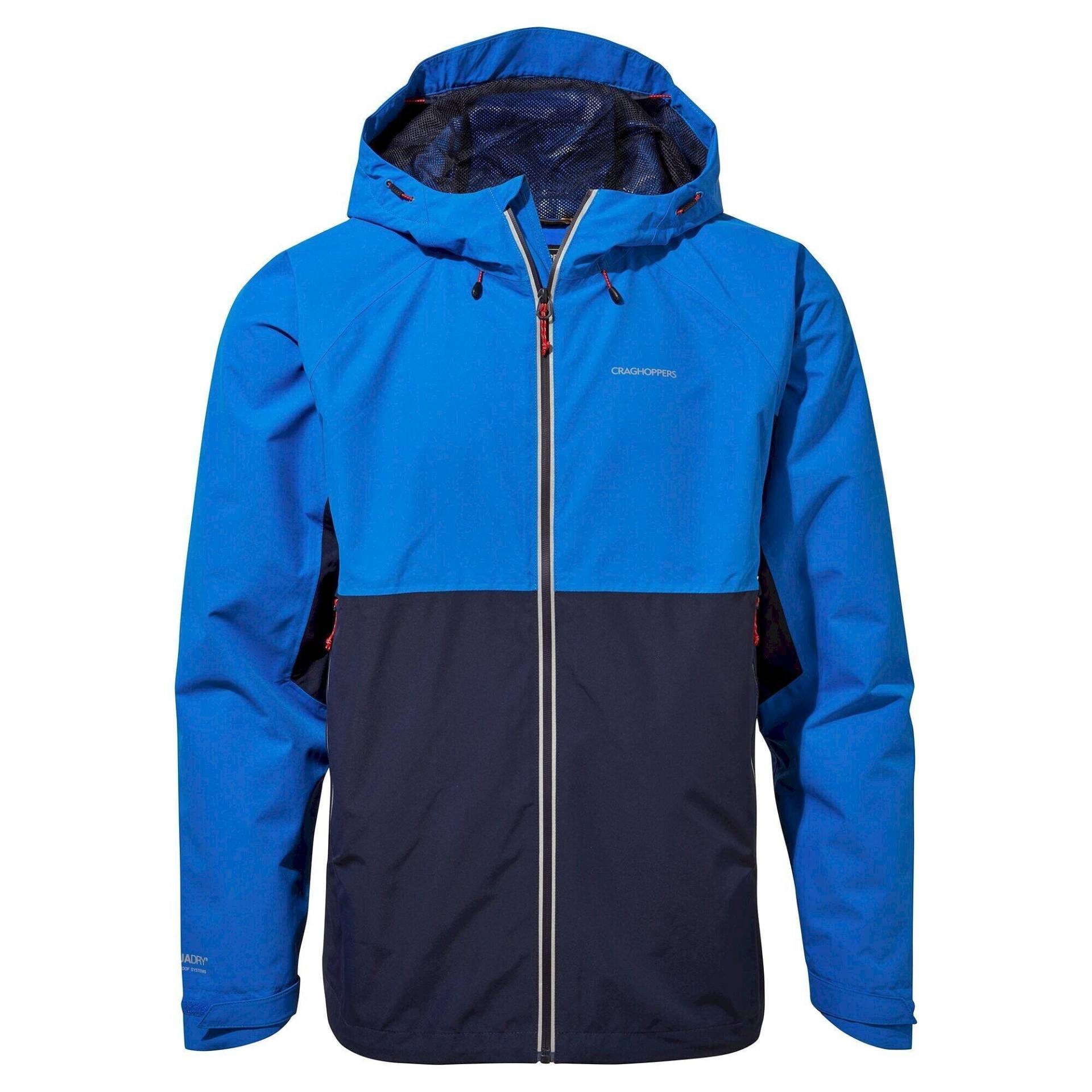 Outdoorjacke Atlas Mit Kapuze Herren Blau L von Craghoppers