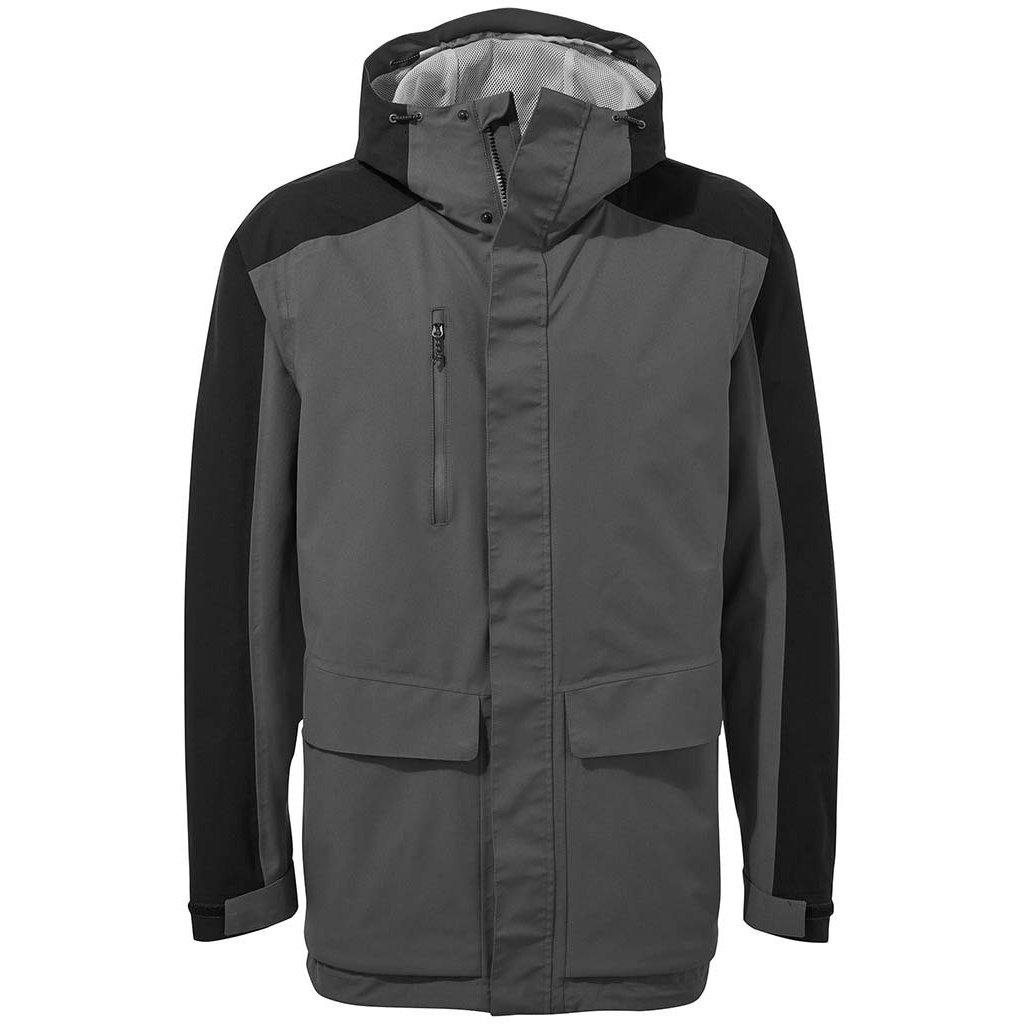 Pro Jacke, Wasserfest Damen Grau L von Craghoppers