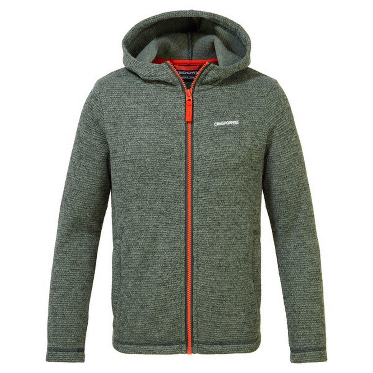 Shiloh Fleecejacke Mit Kapuze Jungen Grün 116 von Craghoppers