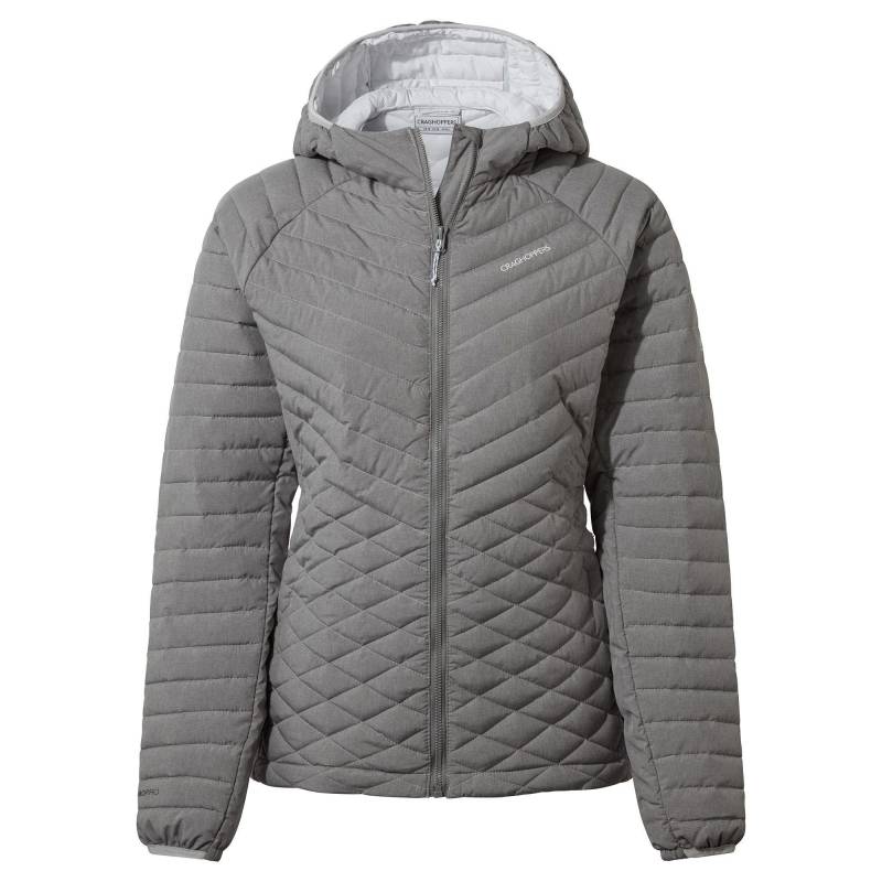 "expolite" Kapuzenjacke Damen Grau 40 von Craghoppers