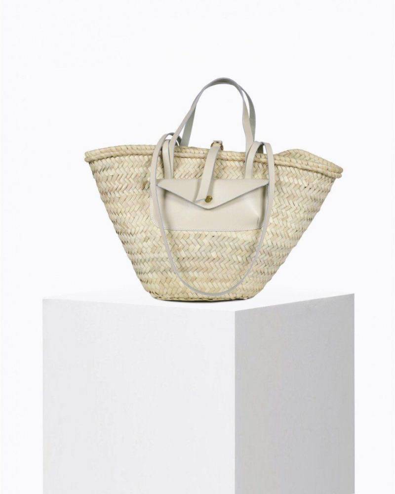 Panier Moyen Creme-0 Damen Beige ONE SIZE von Craie